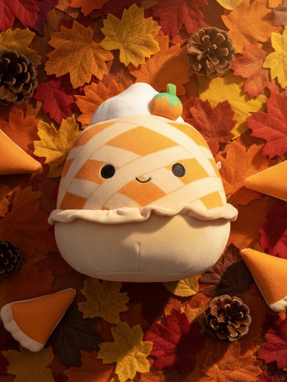 🛝🍒 Squishmallows Pippie the Pumpkin Pie Plush Toy